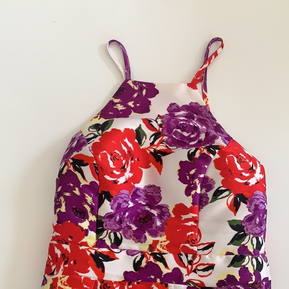 B. Darlin Spaghetti strap Floral Dress - Picture 9 of 10